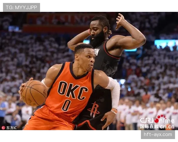 哈登三分回归助火箭拉开空间效率超同期威少